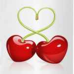 Вишенки-сердца