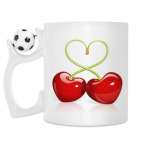 Кружка с футбольным мячиком