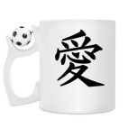 Кружка с футбольным мячиком