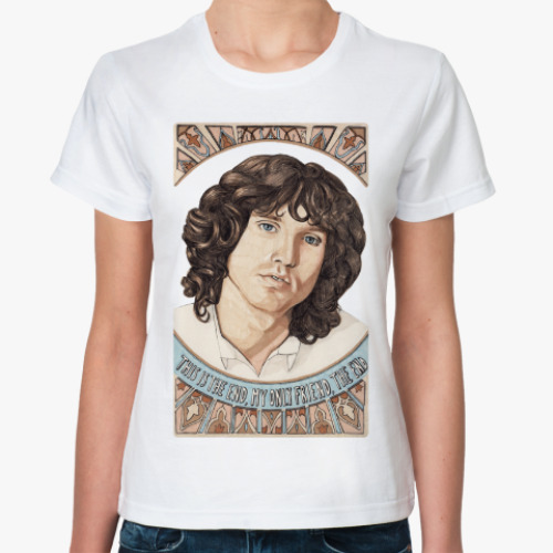 Классическая футболка с принтом The Doors