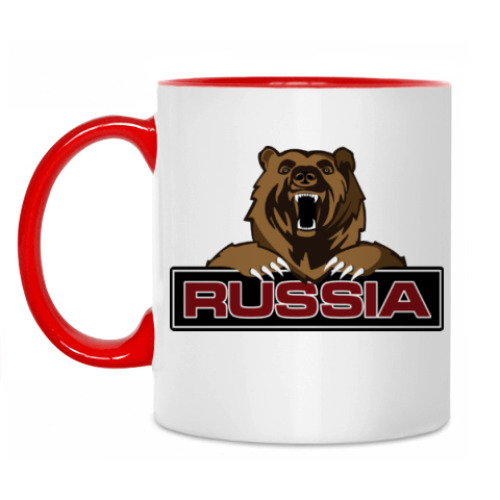 Кружка с принтом  Russia