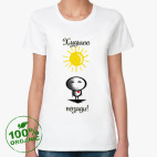 Женская футболка органик