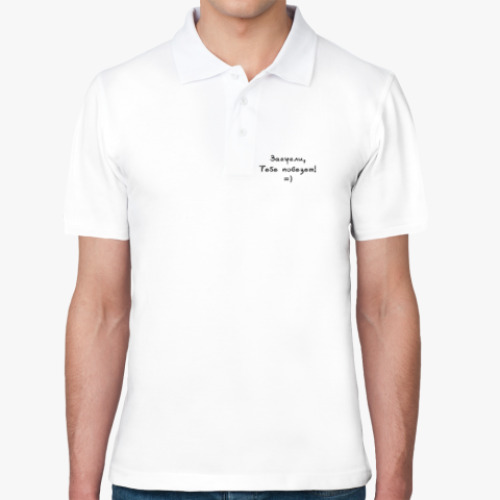 Рубашка поло с принтом Загугли