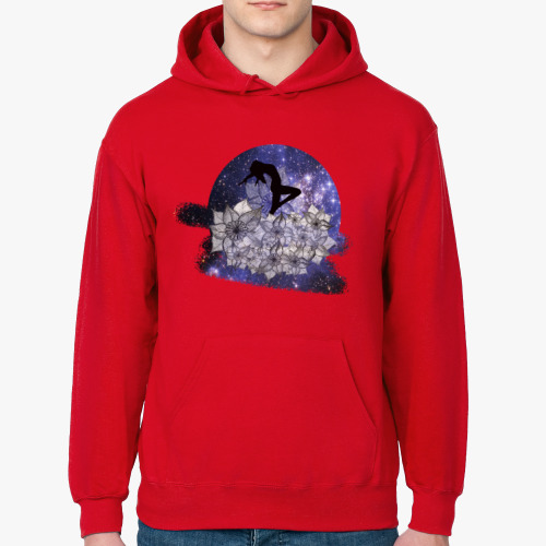 Толстовка худи с принтом Космос