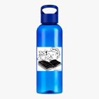 Прозрачная спортивная бутылка