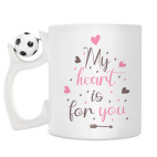 Кружка с футбольным мячиком