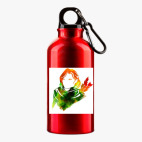 Металлическая бутылка 400 мл UV-DTF