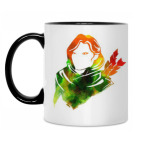 Кружка двухцветная