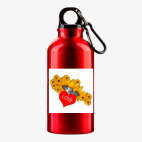 Металлическая бутылка 400 мл UV-DTF