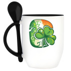 Кружка с ложкой