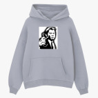 Толстовка худи оверсайз