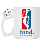 Кружка с футбольным мячиком