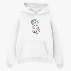 Толстовка худи оверсайз