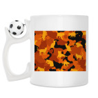 Кружка с футбольным мячиком