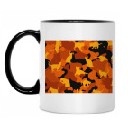 Кружка двухцветная