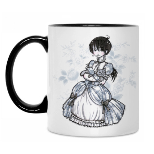 Кружка с принтом Галка