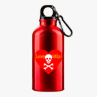 Металлическая бутылка 400 мл UV-DTF