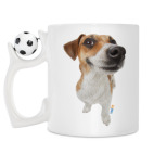 Кружка с футбольным мячиком