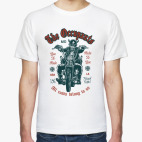 The Occupants Skull Biker white