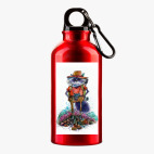 Металлическая бутылка 400 мл UV-DTF