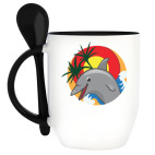 Кружка с ложкой