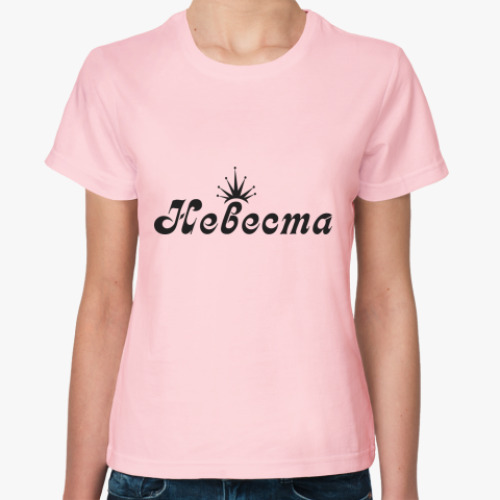 Женская футболка с принтом  Nevesta