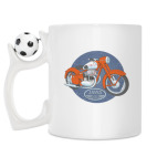 Кружка с футбольным мячиком