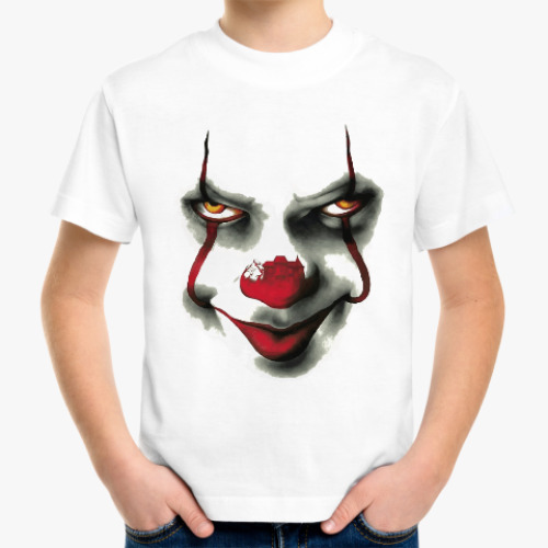 Детская футболка с принтом Пеннивайз
