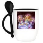 Кружка с ложкой