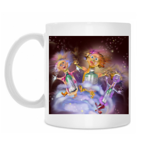 Кружка с принтом Не только чай