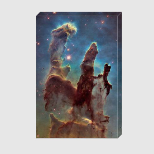 Холст с принтом Туманность Орёл - Столпы Творения