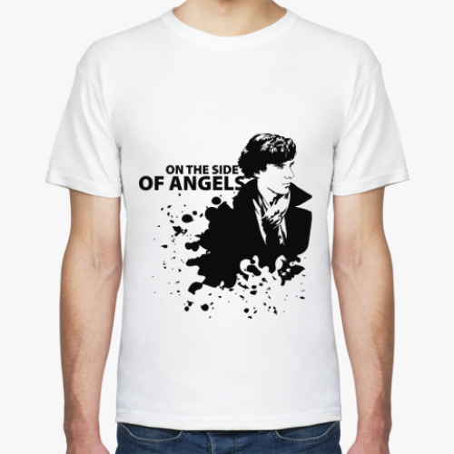 Футболка с принтом On the side of Angel