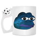 Кружка с футбольным мячиком