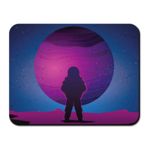 Коврик для мыши с принтом Cosmonaut