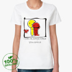 Женская футболка органик