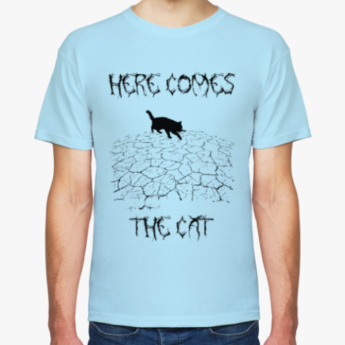 Футболка с принтом Here Comes The Cat