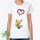 Женская футболка органик