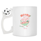 Кружка с футбольным мячиком