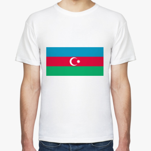 Футболка с принтом Азербайджан