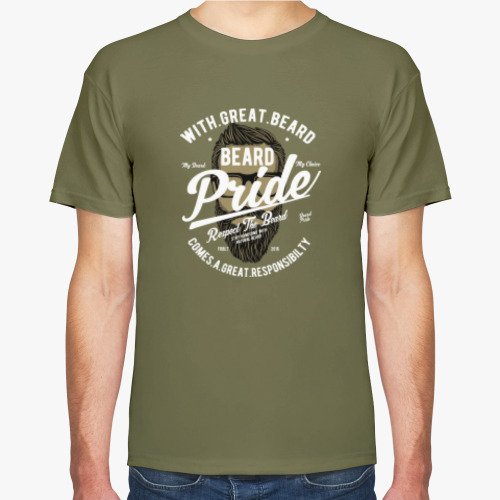 Футболка с принтом Барбершоп Бородач Barbershop