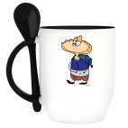 Кружка с ложкой