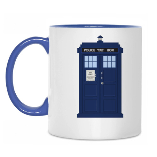 Кружка с принтом Tardis