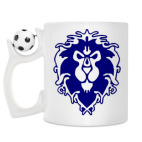 Кружка с футбольным мячиком