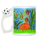 Кружка с футбольным мячиком