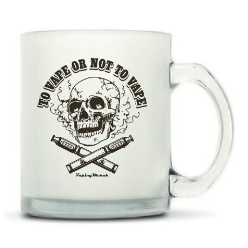 Кружка матовая с принтом To Vape Or Not To Vape