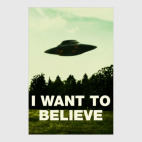 I want to believe