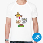 Мужская спортивная футболка