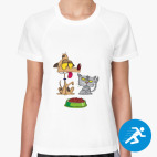 Женская спортивная футболка