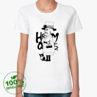 Женская футболка органик