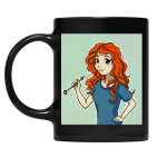 Кружка цветная UV-DTF